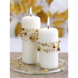 Gyöngy girlandok arany 1,3 m S/5