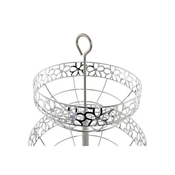 Gyümölcstartó krómozott 28x28x39 cm