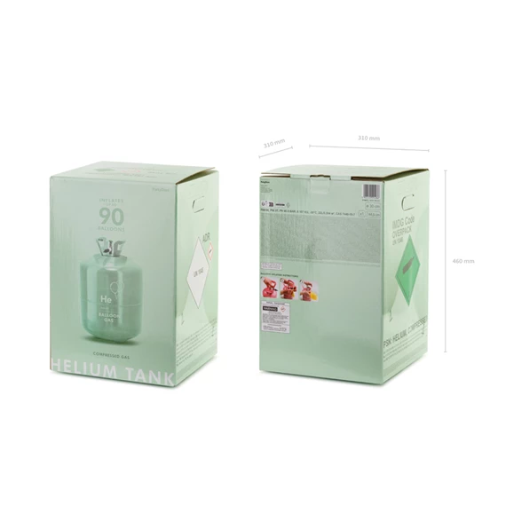Héliumtartály 90 db lufihoz 0,59 mł