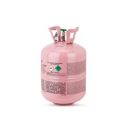 Héliumos palack rózsaszín 50 lufihoz