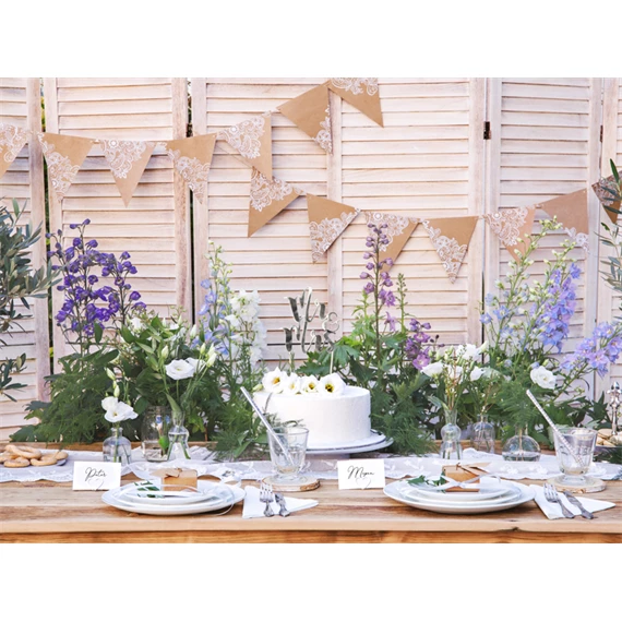 Helykártya tartó szívek ezüst 2,5 cm S/10