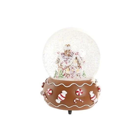 Hógömb zenélő 10x10x13 cm 2 féle