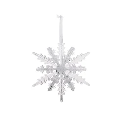 Hópihe glitteres, akasztós 16 cm