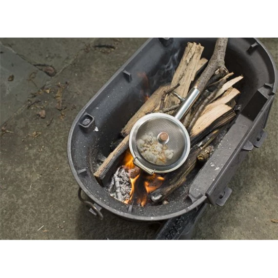 Huckleberry szabadtüzes popcorn készítő