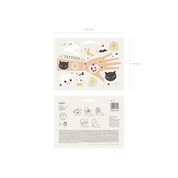 Ideiglenes tetoválások halloween, mix S/12