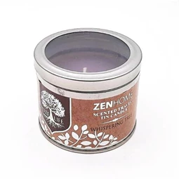 Illatgyertya fém dobozban - Suttogó fa 120 gr/db