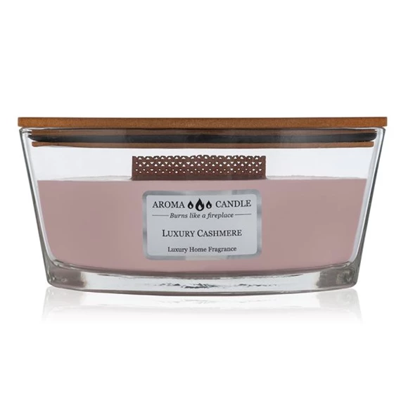 Illatgyertya hajó - Kasmír luxus 453 g 19x11x9 cm