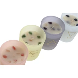 Illatgyertya 8x8x10 cm 4 féle