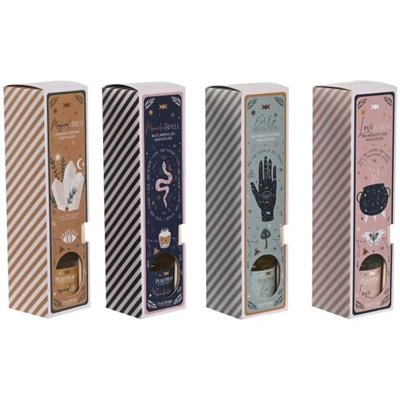 Illatosító pálcával 50 ml 5x5x25 cm 4 féle