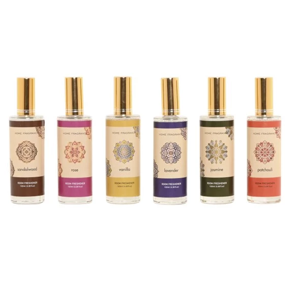 Illatosító spray, Mandala 100 ml 4x4x16 cm 6 féle