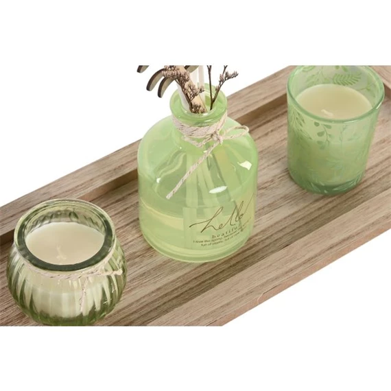 Illatosító szett pálcával, gyertyával 100 ml 6x6x9 cm 3 féle S/3