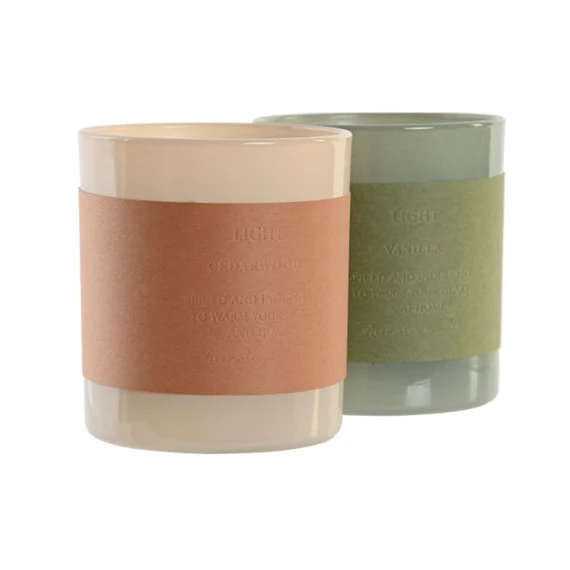 Illatgyertya 8x8x9 cm 2 féle