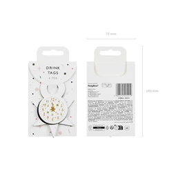 Italcímkék szilveszter 7,5-9,5 cm mix S/6