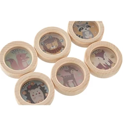 Játék állatos 6x2x6 cm 6 féle