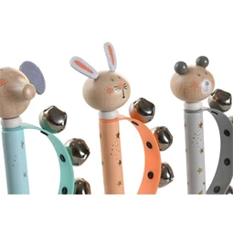 Játék csörgő 12x5x17,5 cm 3 féle