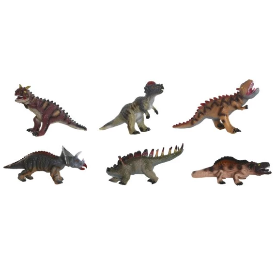 Játék dinoszaurusz zenélő 28x13x17 cm 6 féle