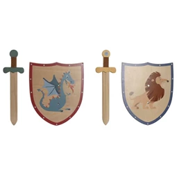Játék szett, kard és pajzs 28x0,5x33,5 cm 2 féle S/2