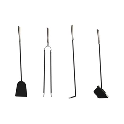 Kandalló szett 11x2x62 cm S/4