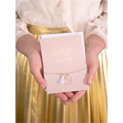 Kártya karkötővel leszel a koszorúslányom 10,5x14,8 cm