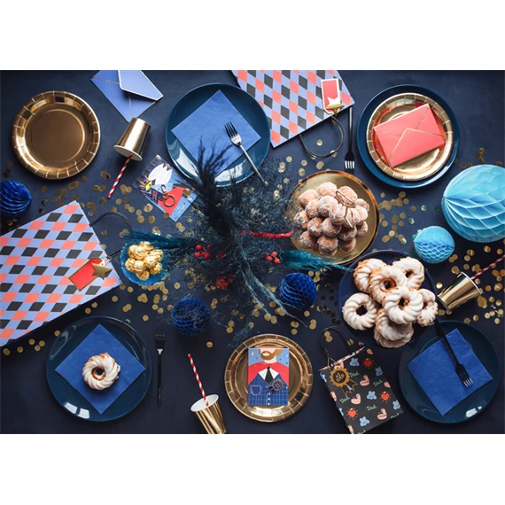 Kártya zománc kitűzővel super dad 11x15,5 cm