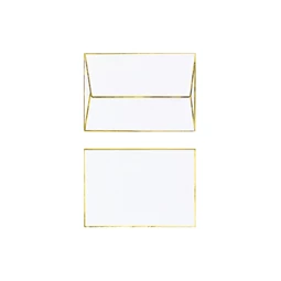 Kártya zománc kitűzővel szarvas, 10,5x14,8 cm