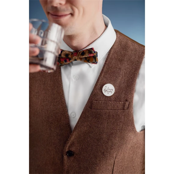 Kártya zománc kitűzővel vőlegény csapat, 10,5x15 cm