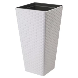 RATTANA SLIM kaspó szögletes, ültető betéttel 40 cm