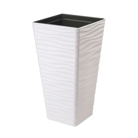 SAHARA SLIM kaspó szögletes, ültető betéttel 29x56 cm