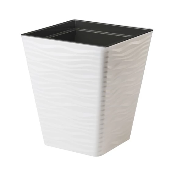 SAHARA kaspó szögletes, ültető betéttel 29x33 cm