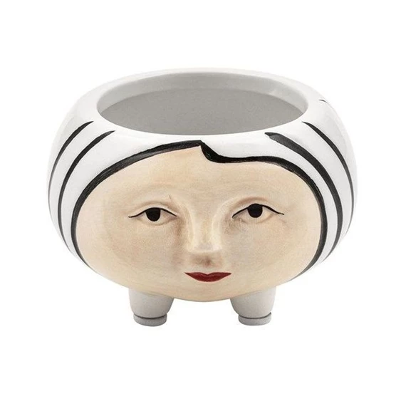 Kaspó arccal 5x7,5 cm