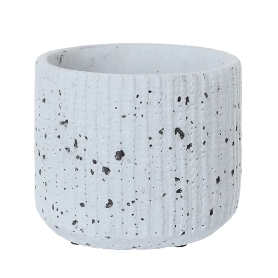 Kaspó barázdált 16x13,5 cm