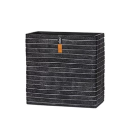 Kaspó szögletes, csíkos 23x12,5x22,5 cm