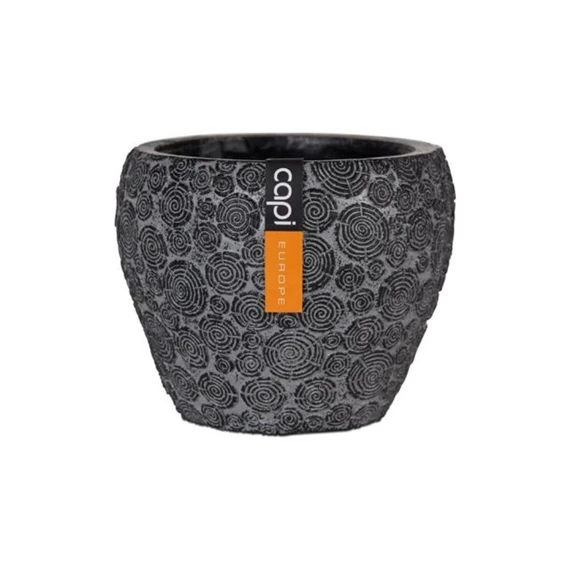 Kaspó kerek, famintás 8x8x7 cm