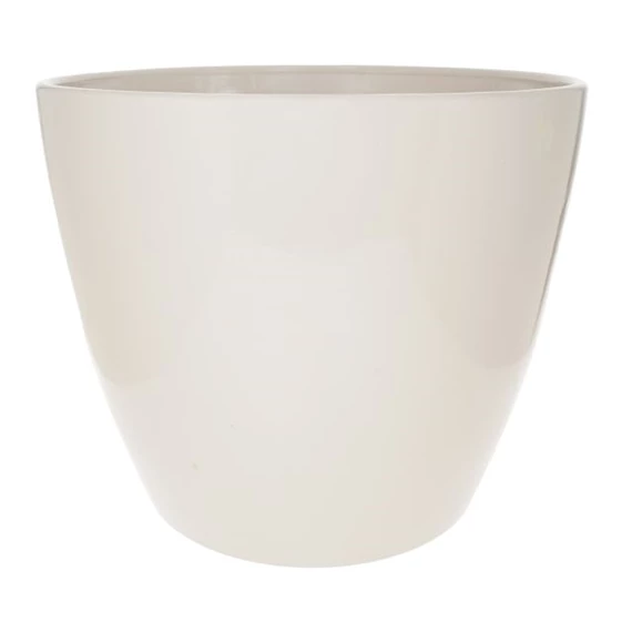 Kaspó kerek, mázas 25x25x22 cm