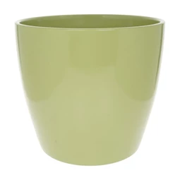 Kaspó kerek, mázas 28x28x23 cm