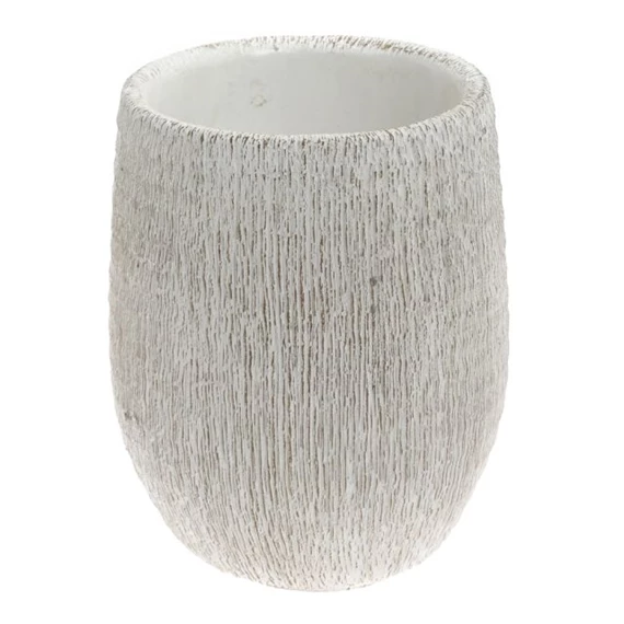 Kaspó levél mintával 14x14x18 cm