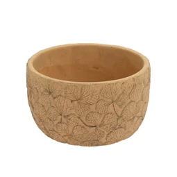 Kaspó levél mintával 16,8x16,8x9,8 cm