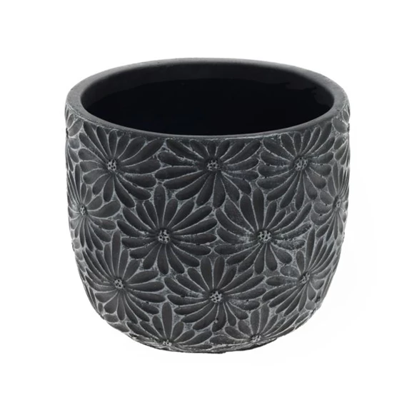 Kaspó margaréta mintával 12,8x12,8x11,3 cm