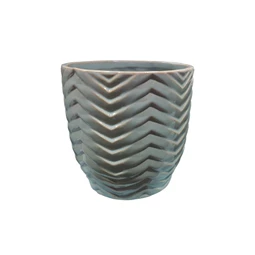 Kaspó mintás 14x14x13,5 cm