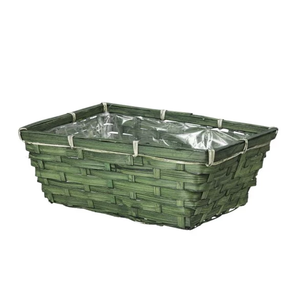 Kosár ültethető, négyszögletes 25x18x10 cm