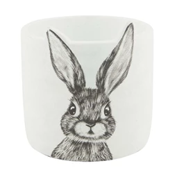 Kaspó nyúl mintával 12,5x12,5x13 cm