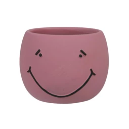 Kaspó smileyval 14x11 cm