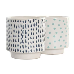 Kaspó szett 14x14x14 cm 2 féle S/3