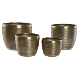 Kaspó szett kerek 16x16,5x15,5 cm S/4