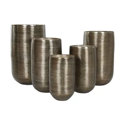 Kaspó szett kerek 50x50x89 cm S/5