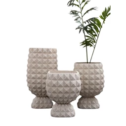 Kaspó szett 35x35x60 cm