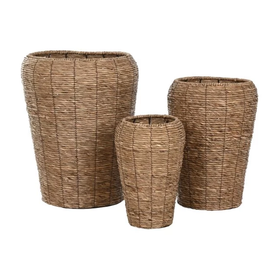 Kaspó szett 44x44x60 cm S/3