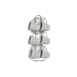 Kávés készlet 11x11x2 cm 90 ml S/6