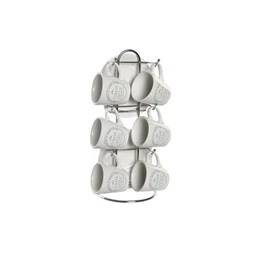 Kávés készlet 12x12x2 cm 180 ml S/6