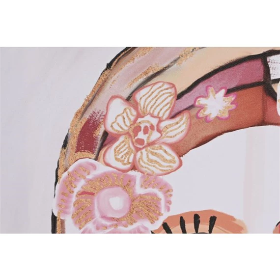 Kép absztrakt arc 50x2,5x50 cm 2 féle